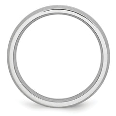 Sterling Silver 925 Unisex Satin Wedding Band Engravable 6mm - 7