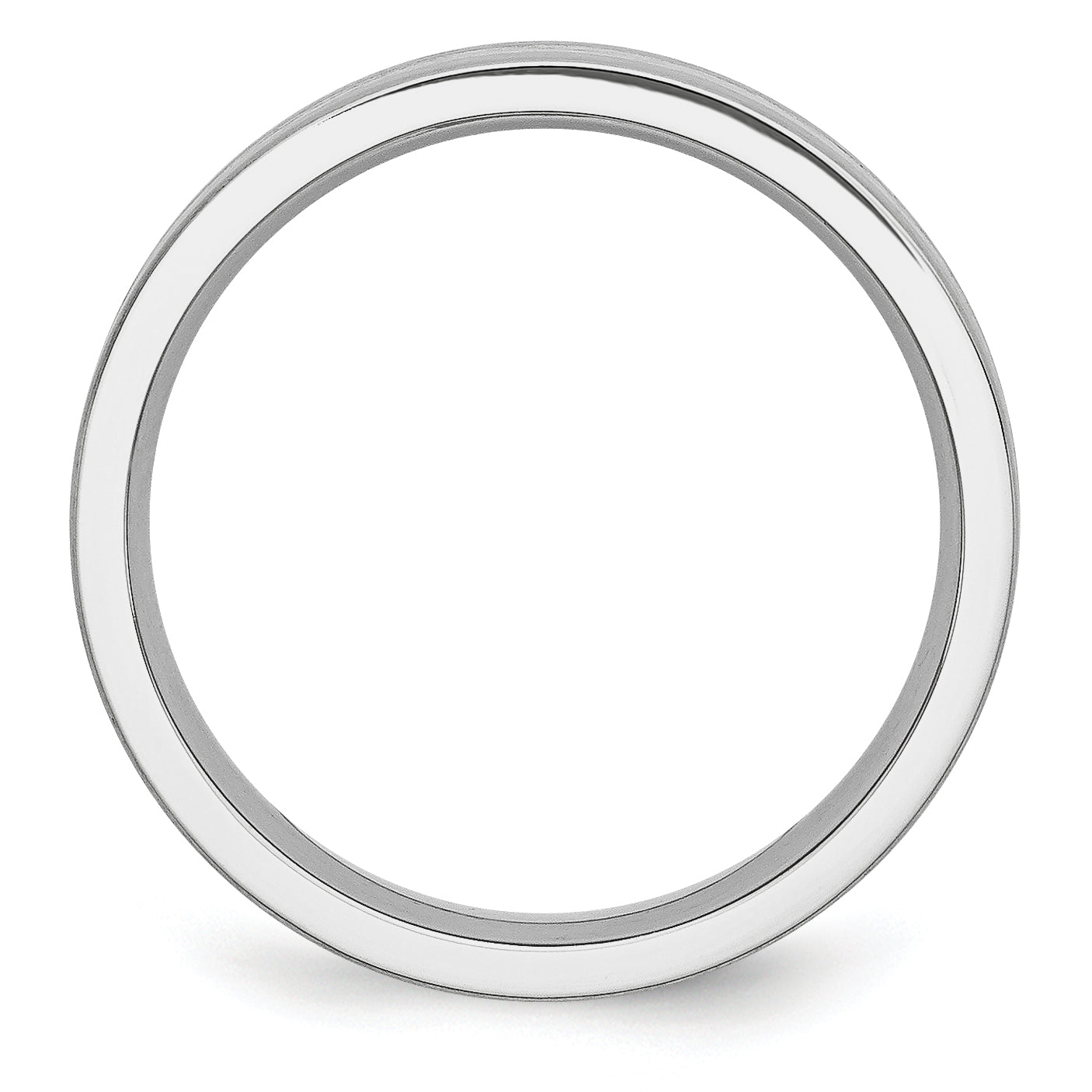 Sophia Jewelers Unisex Sterling Silver Satin Finish Wedding Band Engravable Secondary image