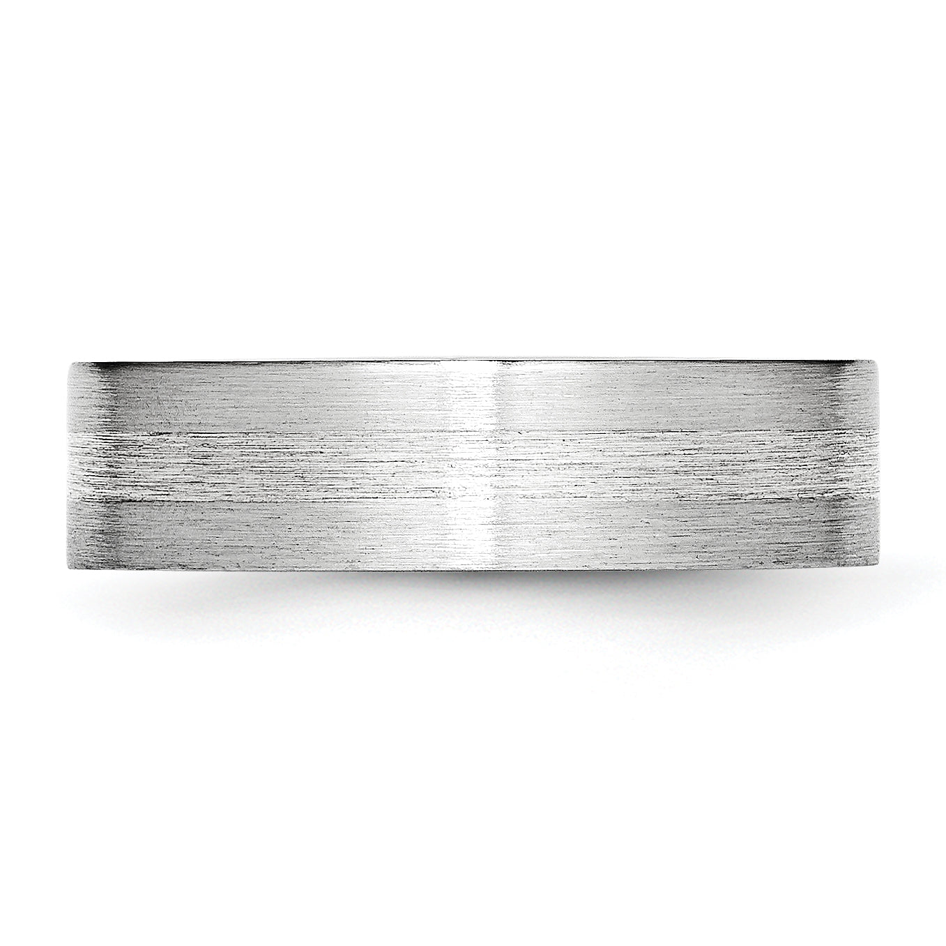 Sophia Jewelers Unisex Sterling Silver Satin Finish Wedding Band Engravable - 7.5