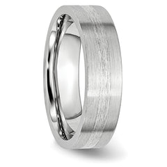 Sophia Jewelers Unisex Sterling Silver Satin Finish Wedding Band Engravable - 7.5