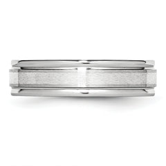 Cobalt Sterling Silver 925 Unisex Wedding Band with Polished Satin Finish