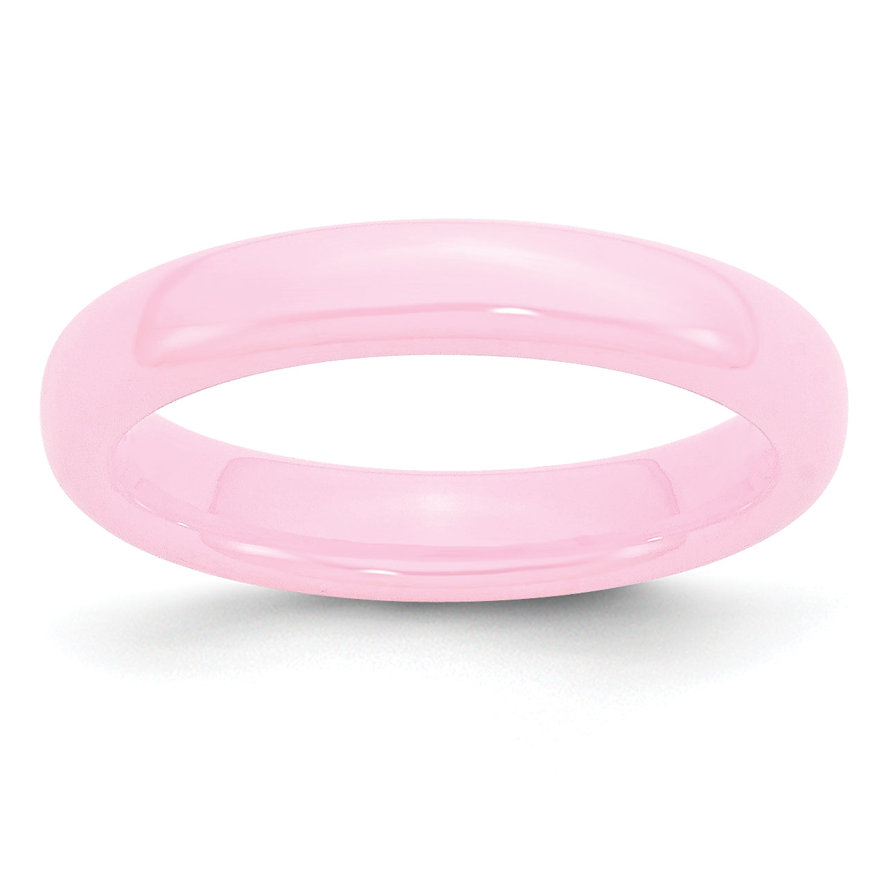 Ceramic Pink 4mm Polished Band Main image