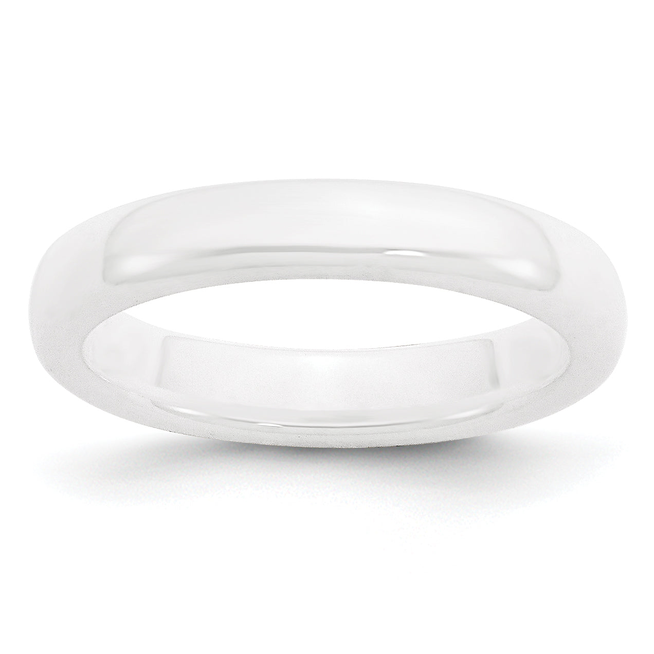 Ceramic White 4mm Polished Band Main image