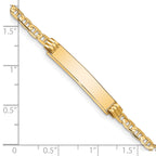14k Anchor ID Bracelet