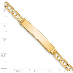 14k Anchor ID Bracelet
