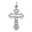 14k White Gold Cross Charm
