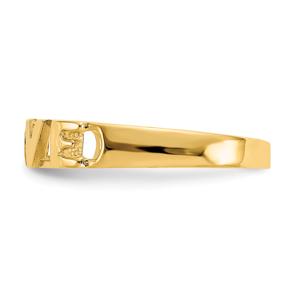 14k LOVE Ring
