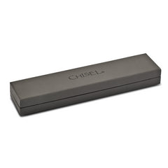 Chisel Titanium Brushed and Polished Black IP-plated 8.5 inch Bracelet