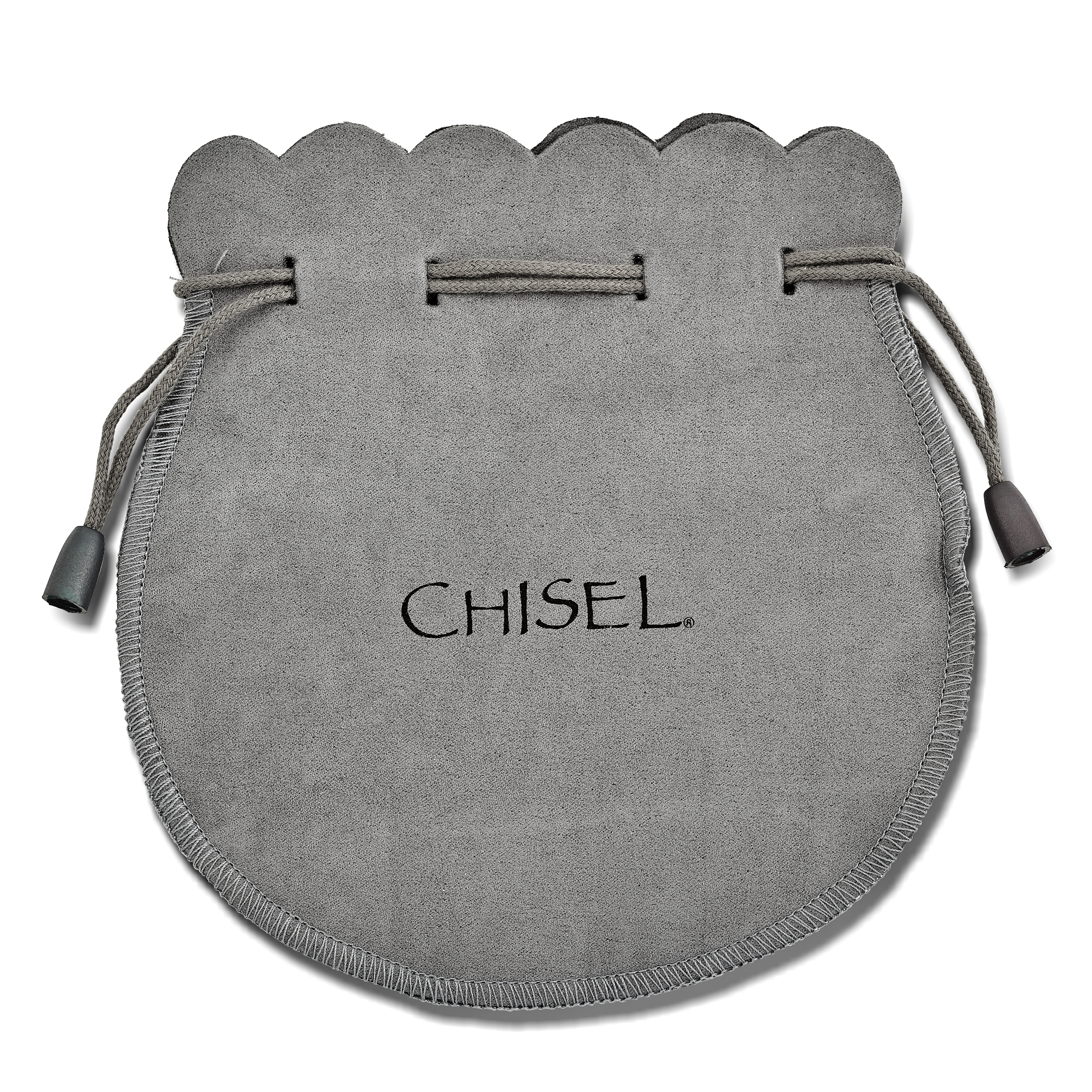 Chisel Stainless Steel Brushed Black Leather 8.5 inch Bracelet Secondary image
