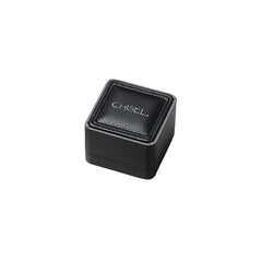 Stainless Steel Black IP-Plated CZ Elegant Men's Money Clip