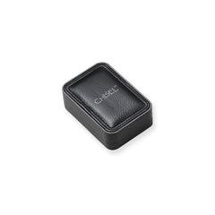 Stainless Steel Black Enamel Reversible Dog Tag Necklace 20in Elegant Polished