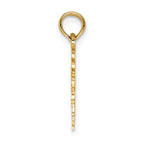 14k Polished BEST FRIEND 2 Piece Break-Apart Heart Charm