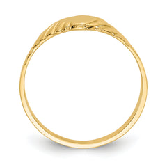 14k Child's Fancy Signet Ring