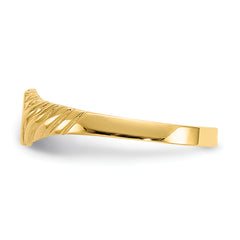 14k Child's Fancy Signet Ring - 3