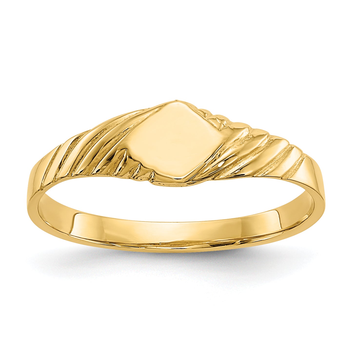 14k Child's Fancy Signet Ring Main image
