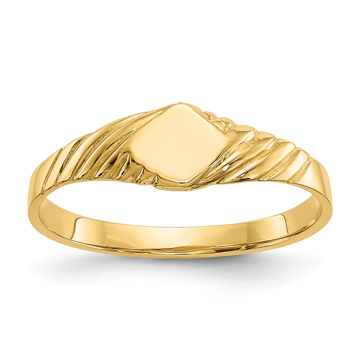 14k Child's Fancy Signet Ring