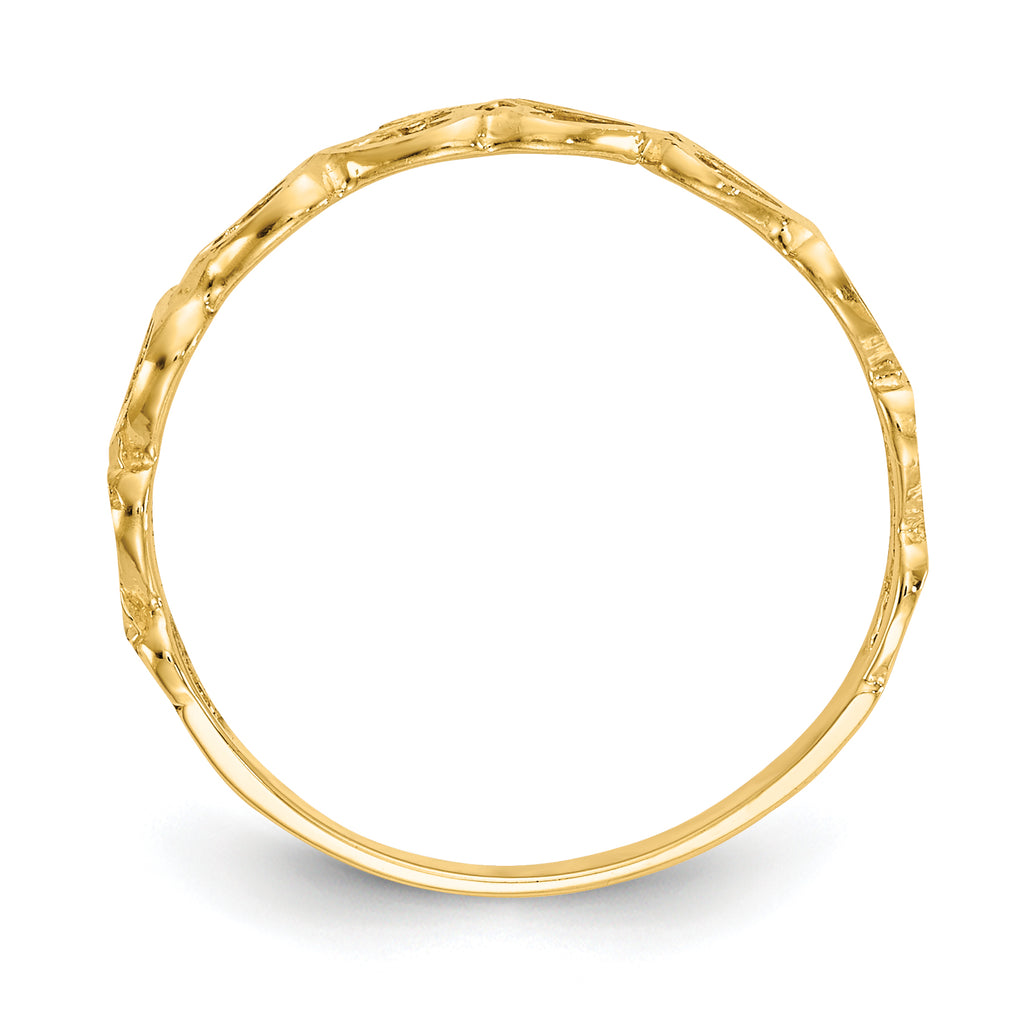 14k Heart Ring