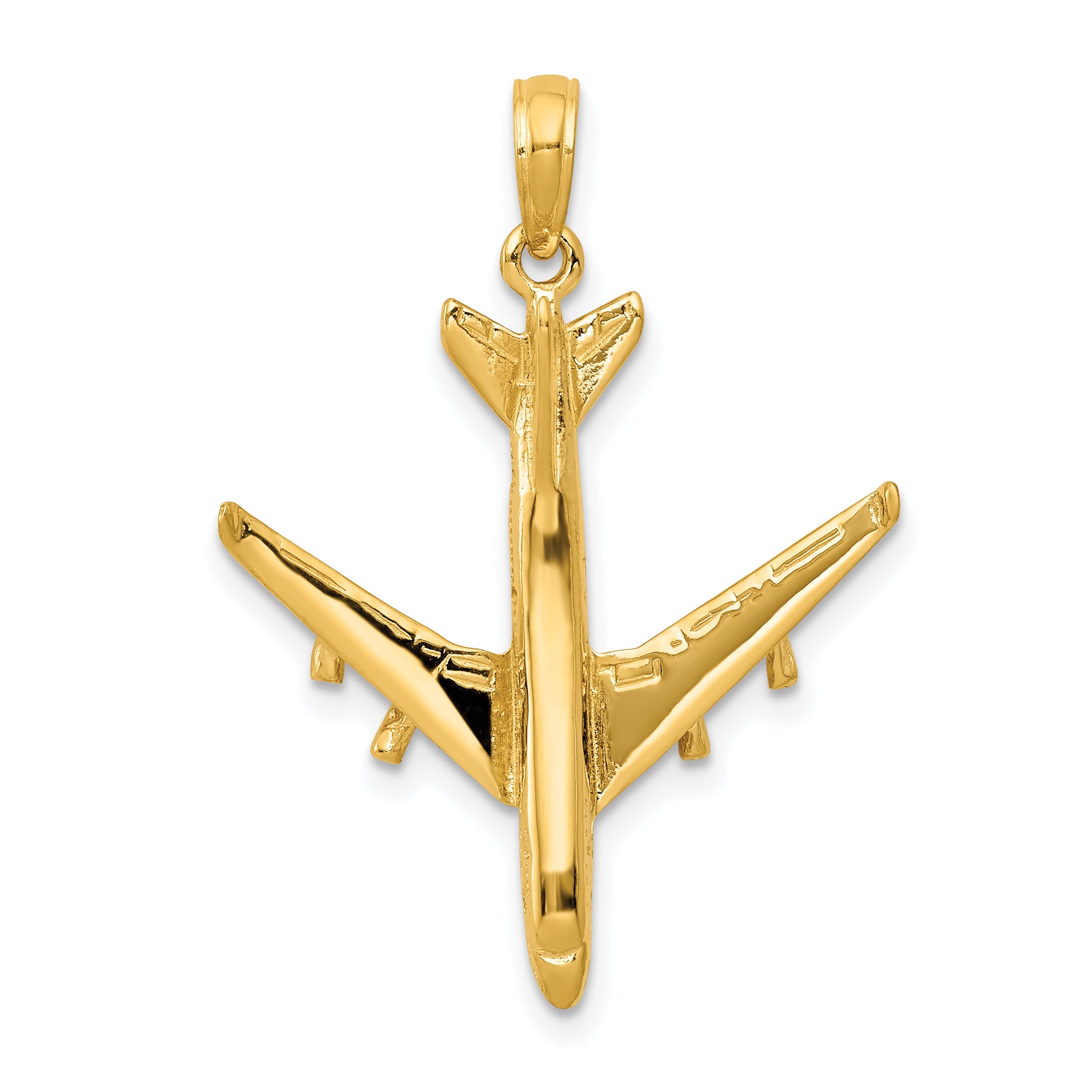 14k 3-D Jet Pendant Main image