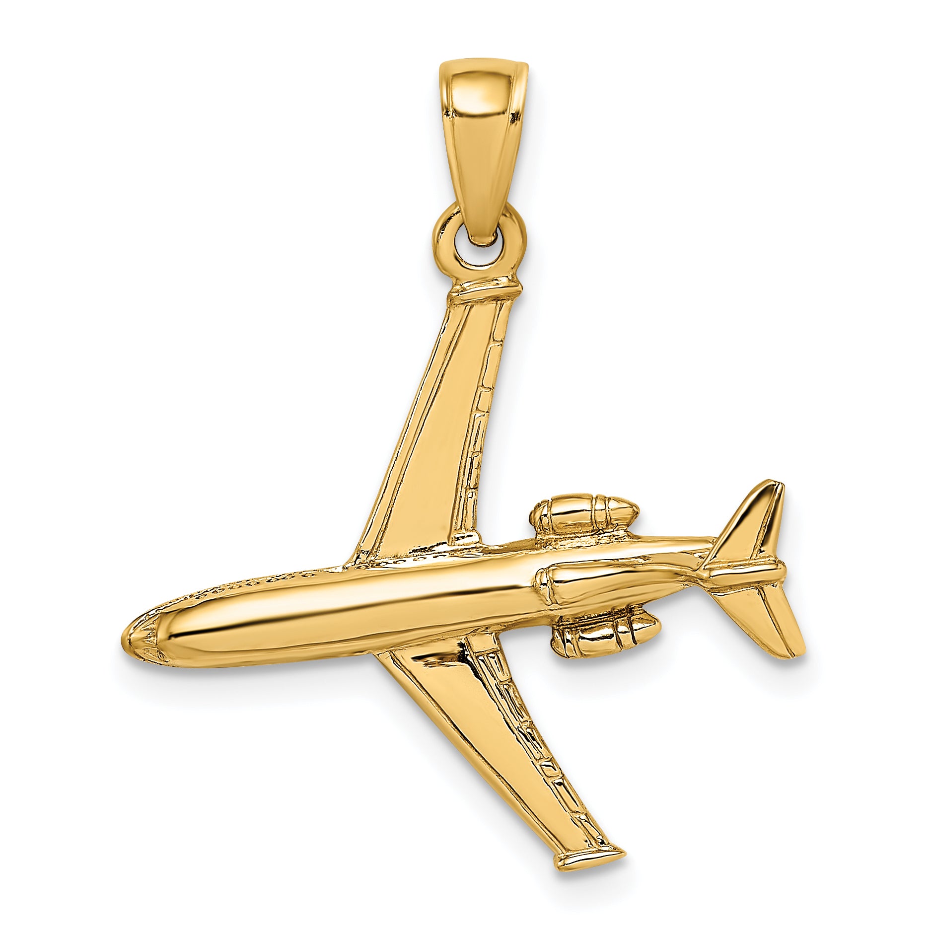 14k 3-D Jet Charm Main image