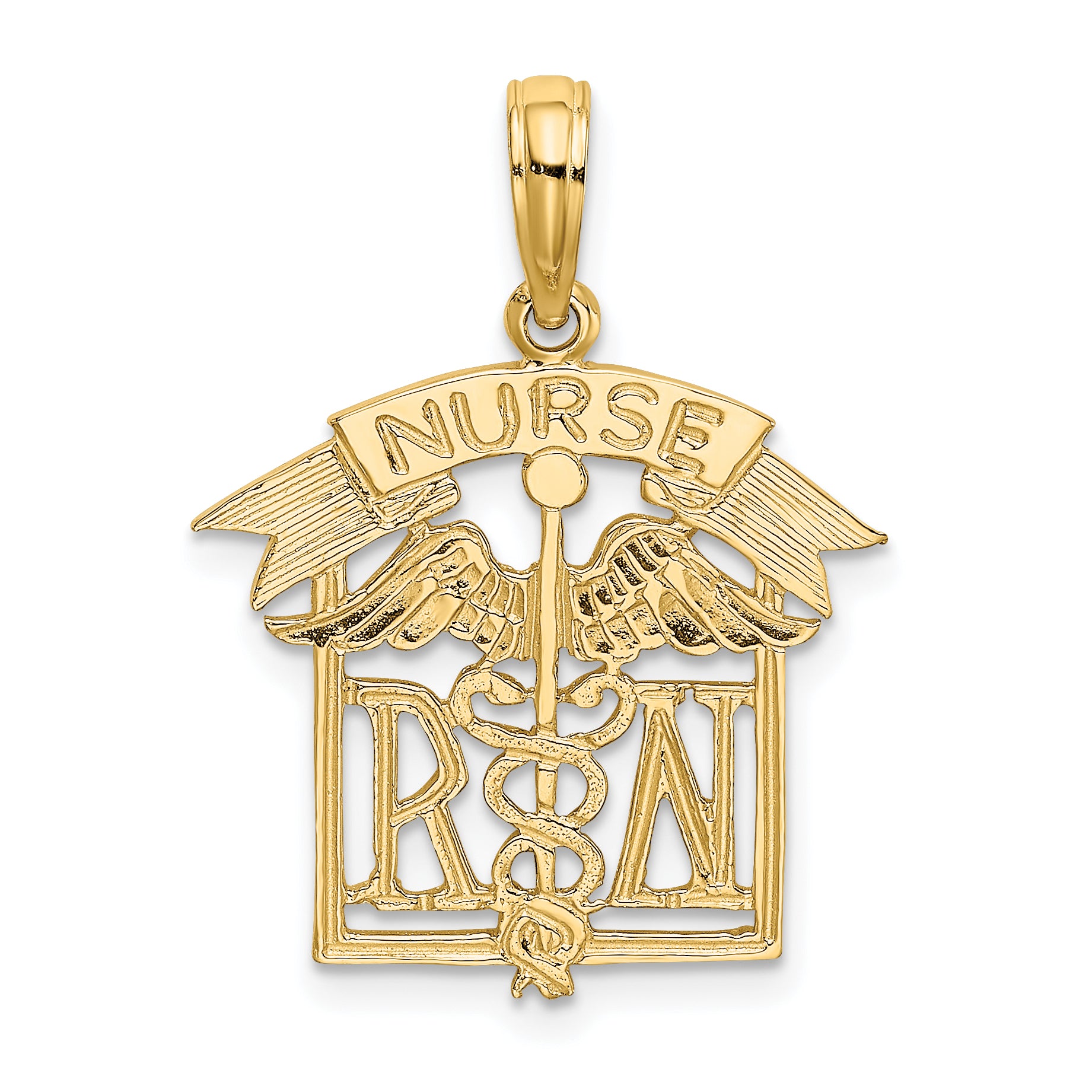 14k Registered Nurse Charm Main image