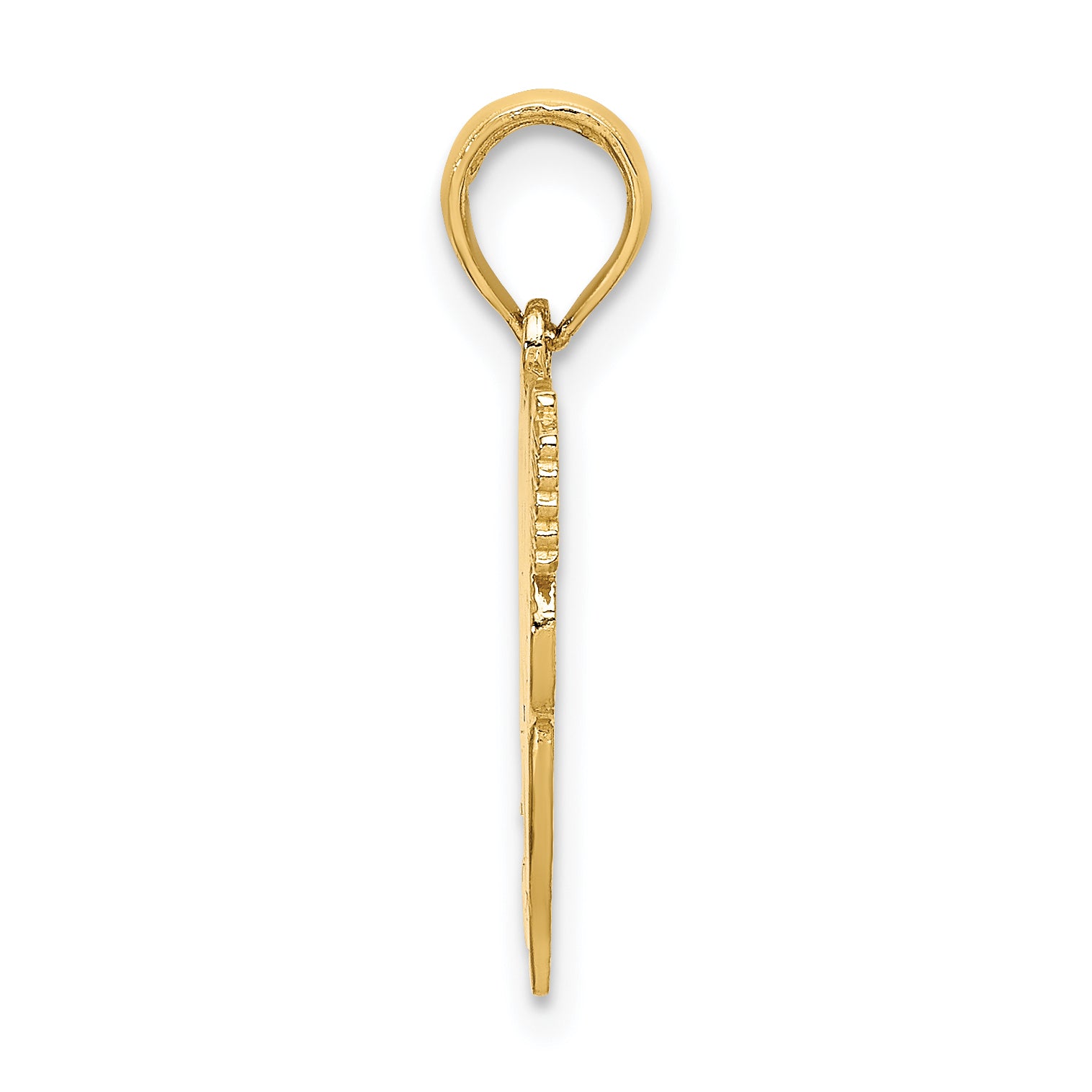 14k Polished Flat-Backed Dental Charm Secondary image