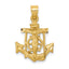 14k Mariners Cross Pendant