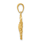 14K Gold Men's Scorpion Pendant Solid Casted Design by Sophia Jewelers