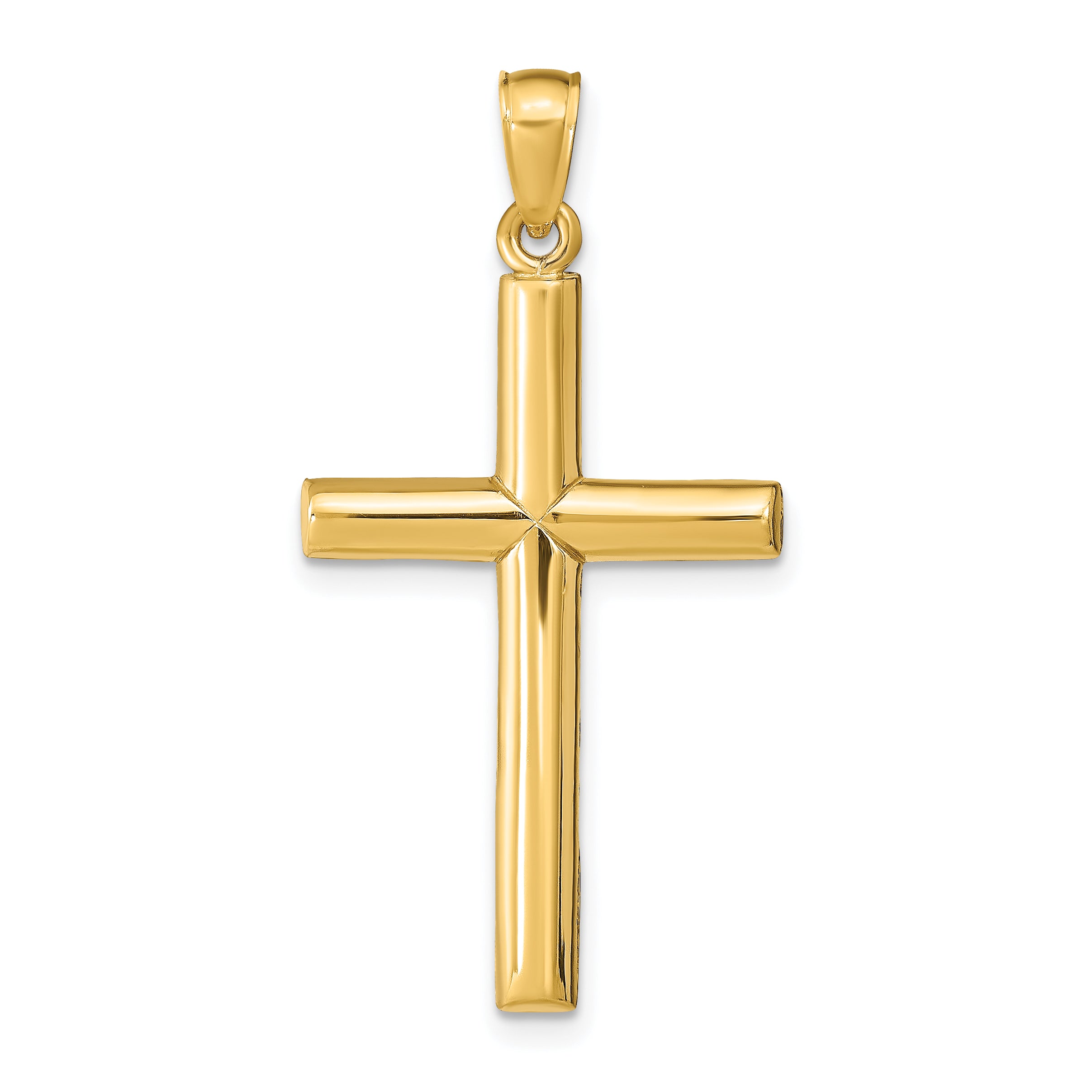 14k Polished Cross Pendant Main image