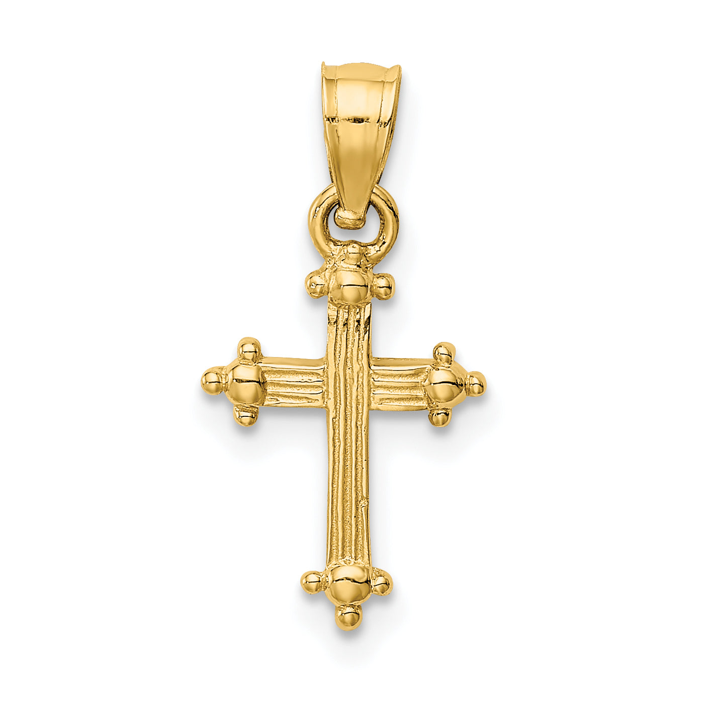 14k Small Cross Charm Main image