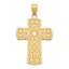14k Cross Pendant w/Serenity Prayer on Back