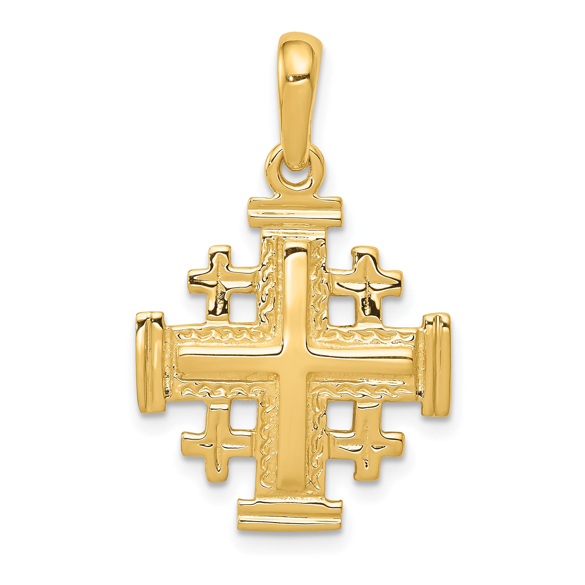 14k Jerusalem Cross Pendant Main image