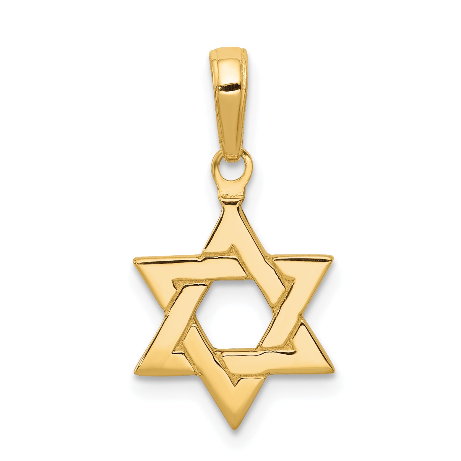 14k Polished Star of David Pendant Main image