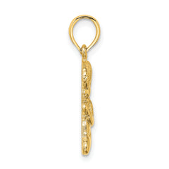 14k Praying Boy Charm