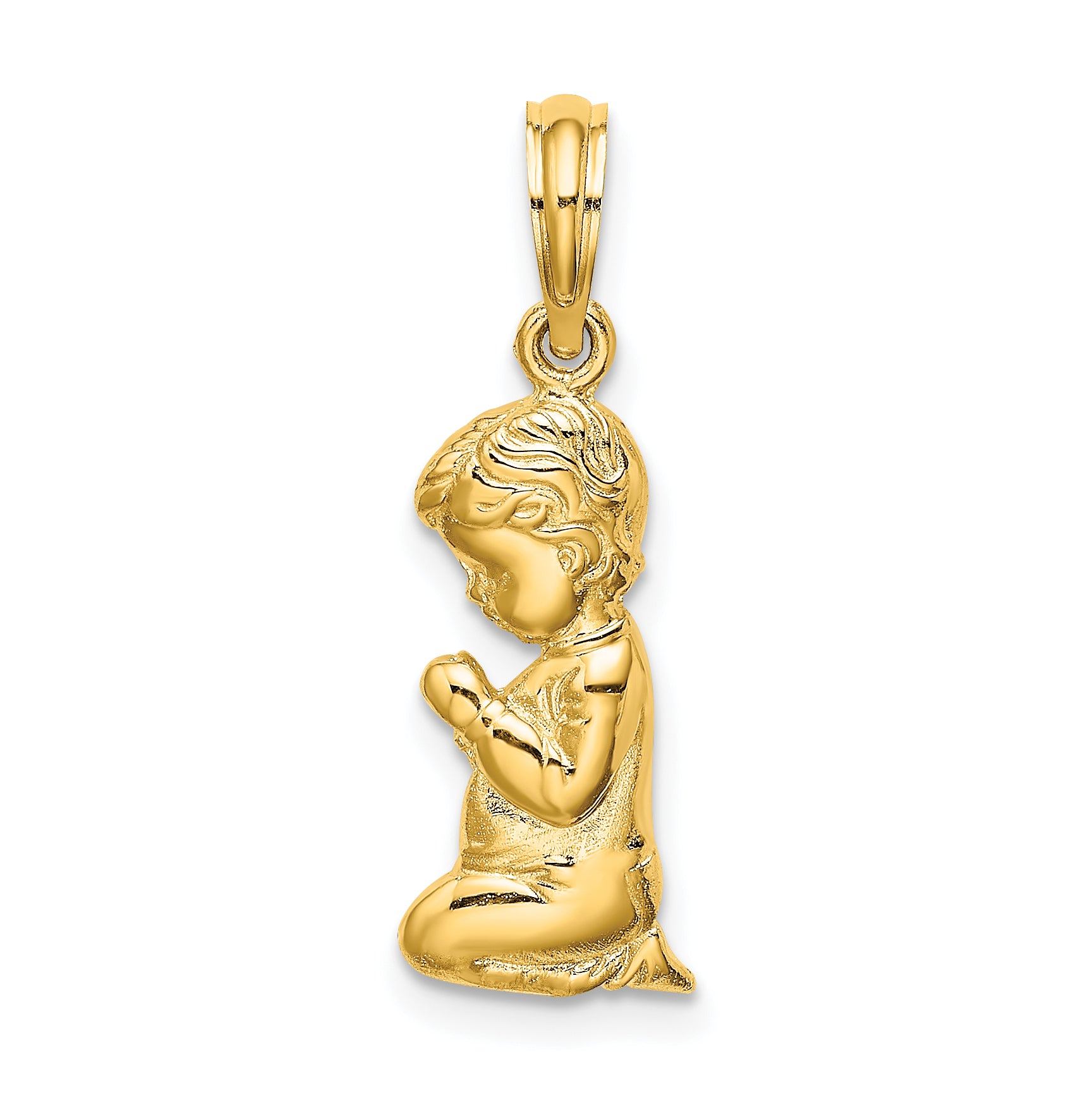 14k Praying Boy Charm Main image