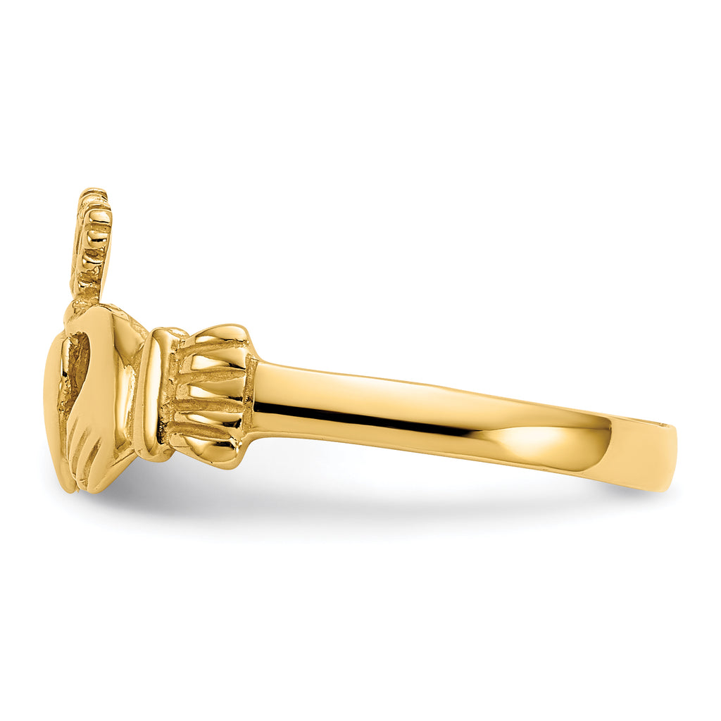 Claddagh Ring in 14K Yellow Gold