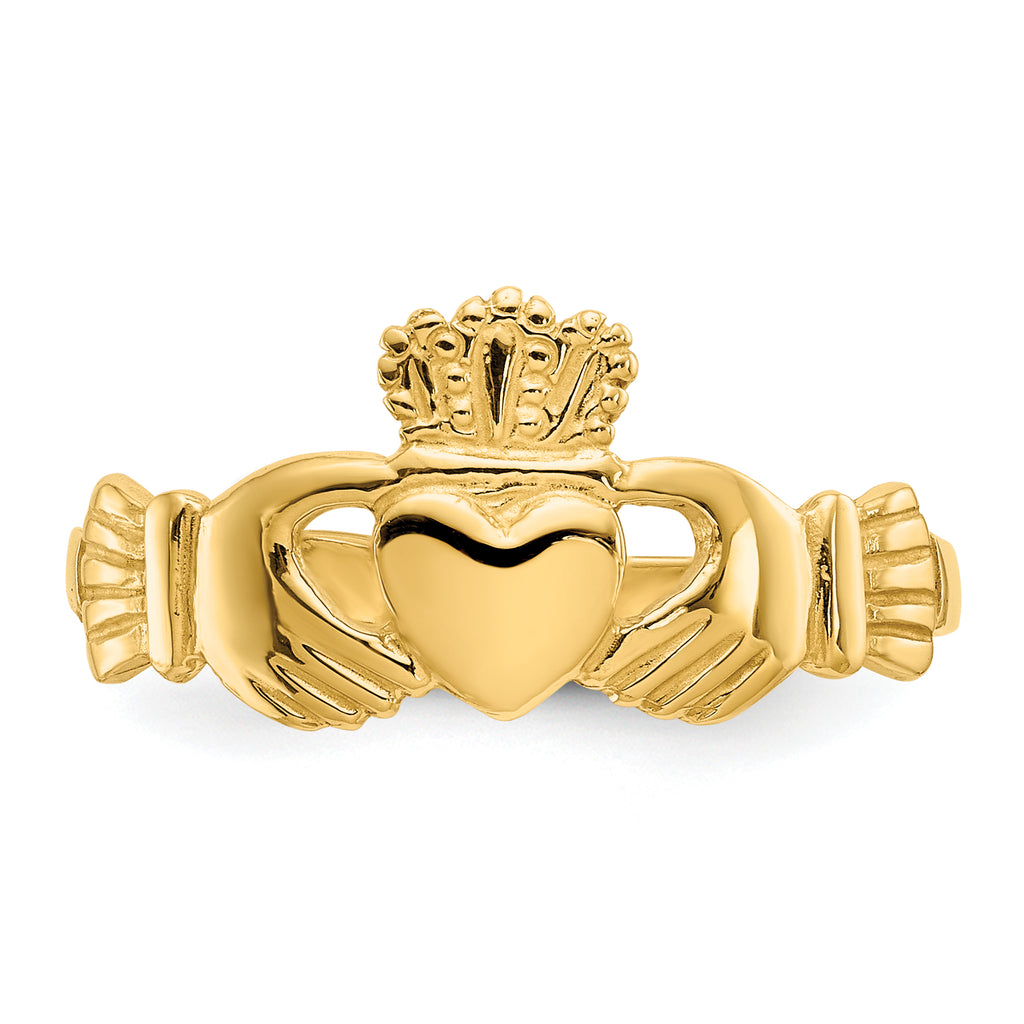 Claddagh Ring in 14K Yellow Gold