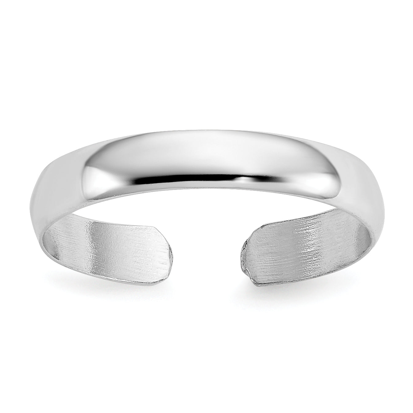 14k White Gold High Polished Toe Ring Main image