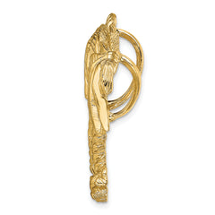 14k Double Palm Tree Slide