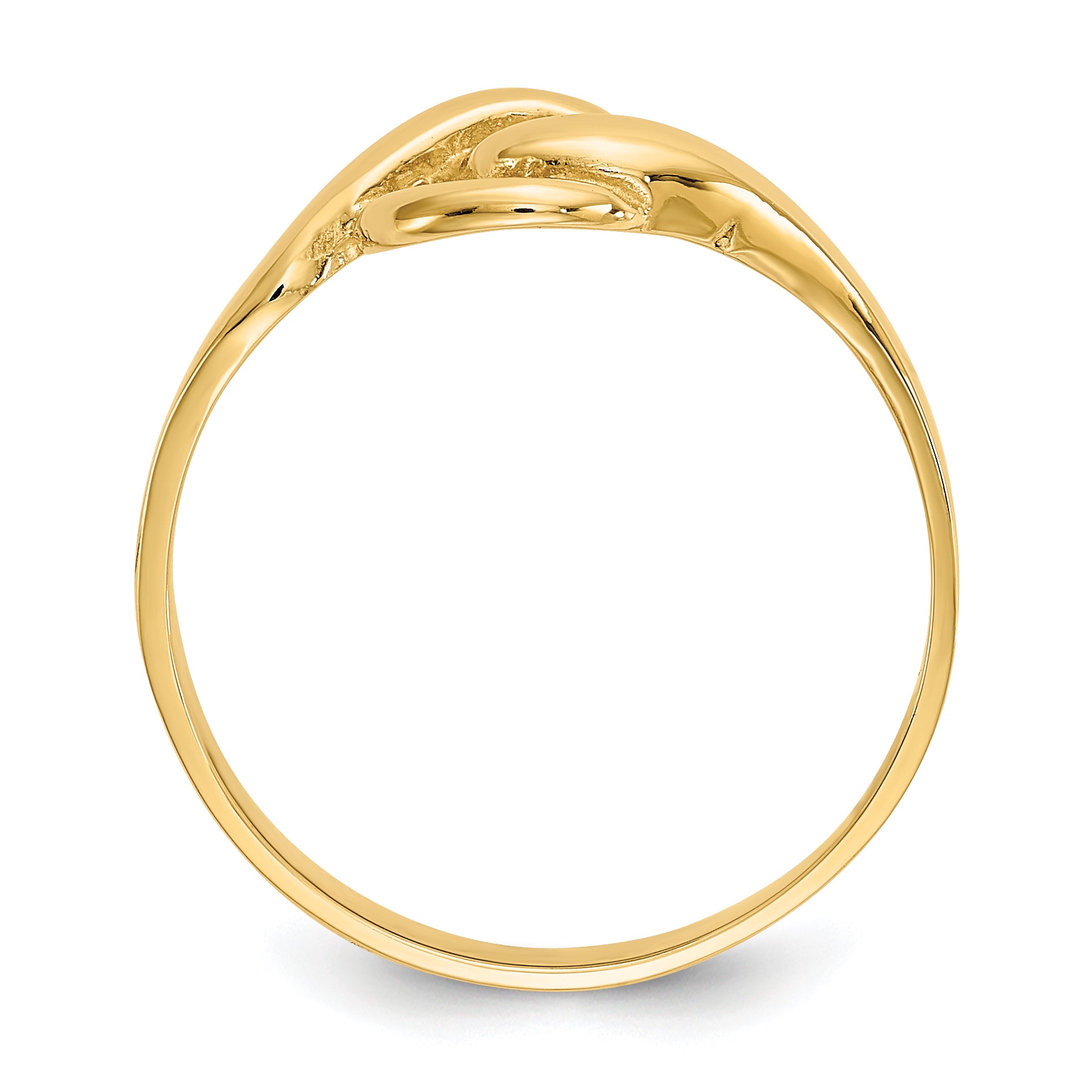 14k Free Form Ring Secondary image