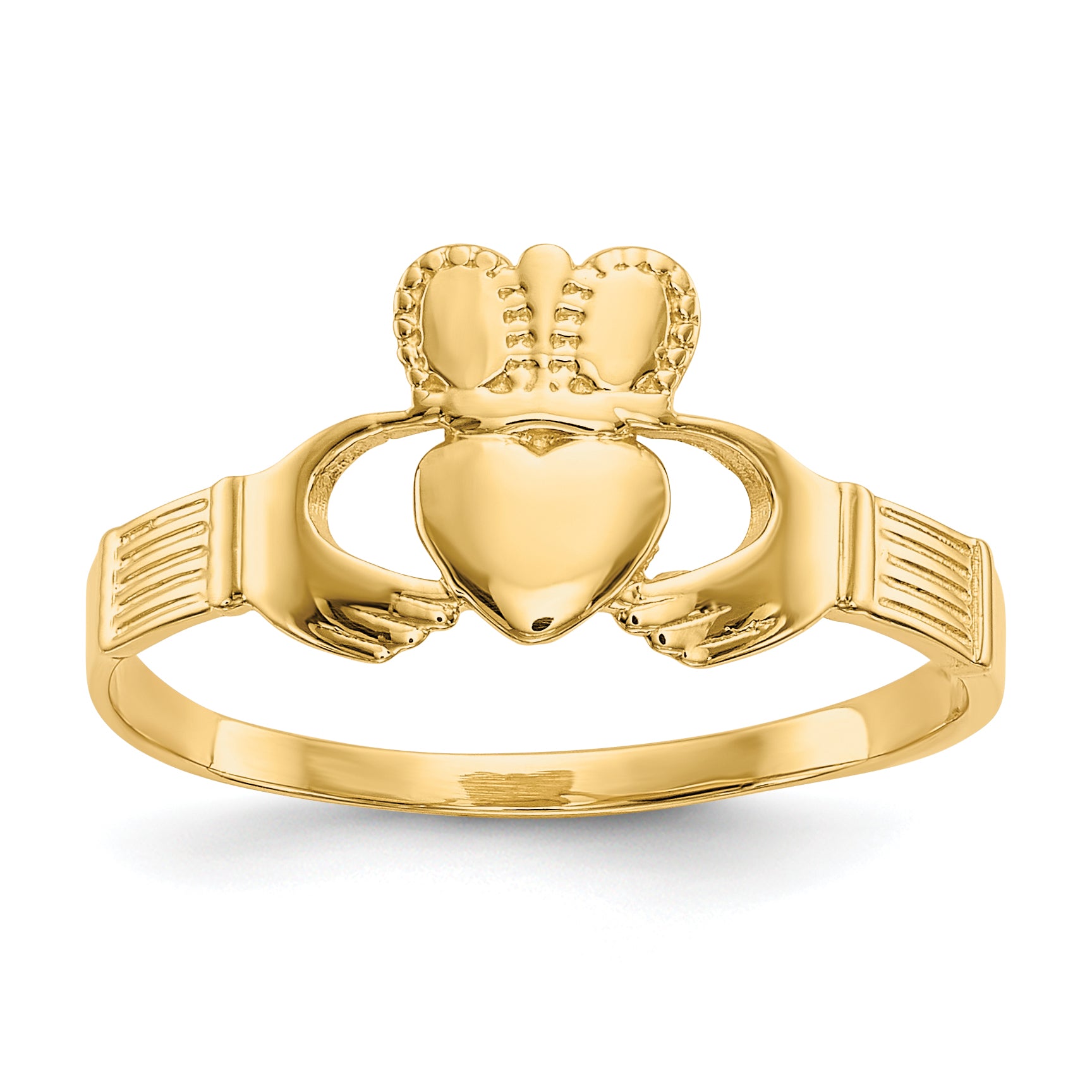 14k Ladies Claddagh Ring Main image
