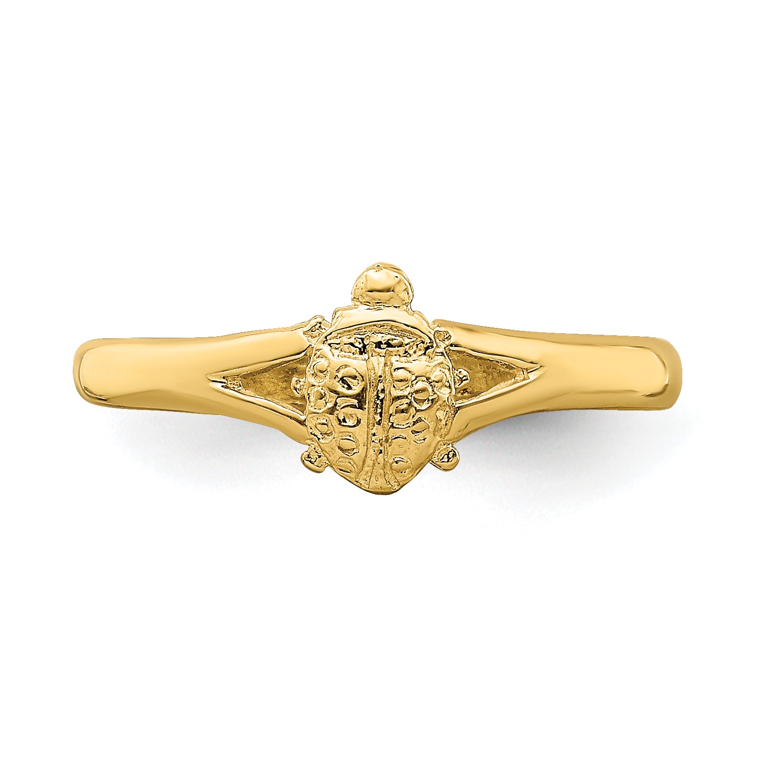 14k Ladybug Baby Ring - 1