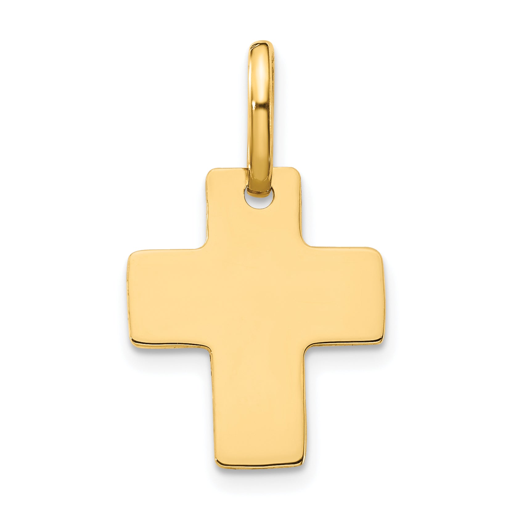 14k Polished Cross Charm Main image