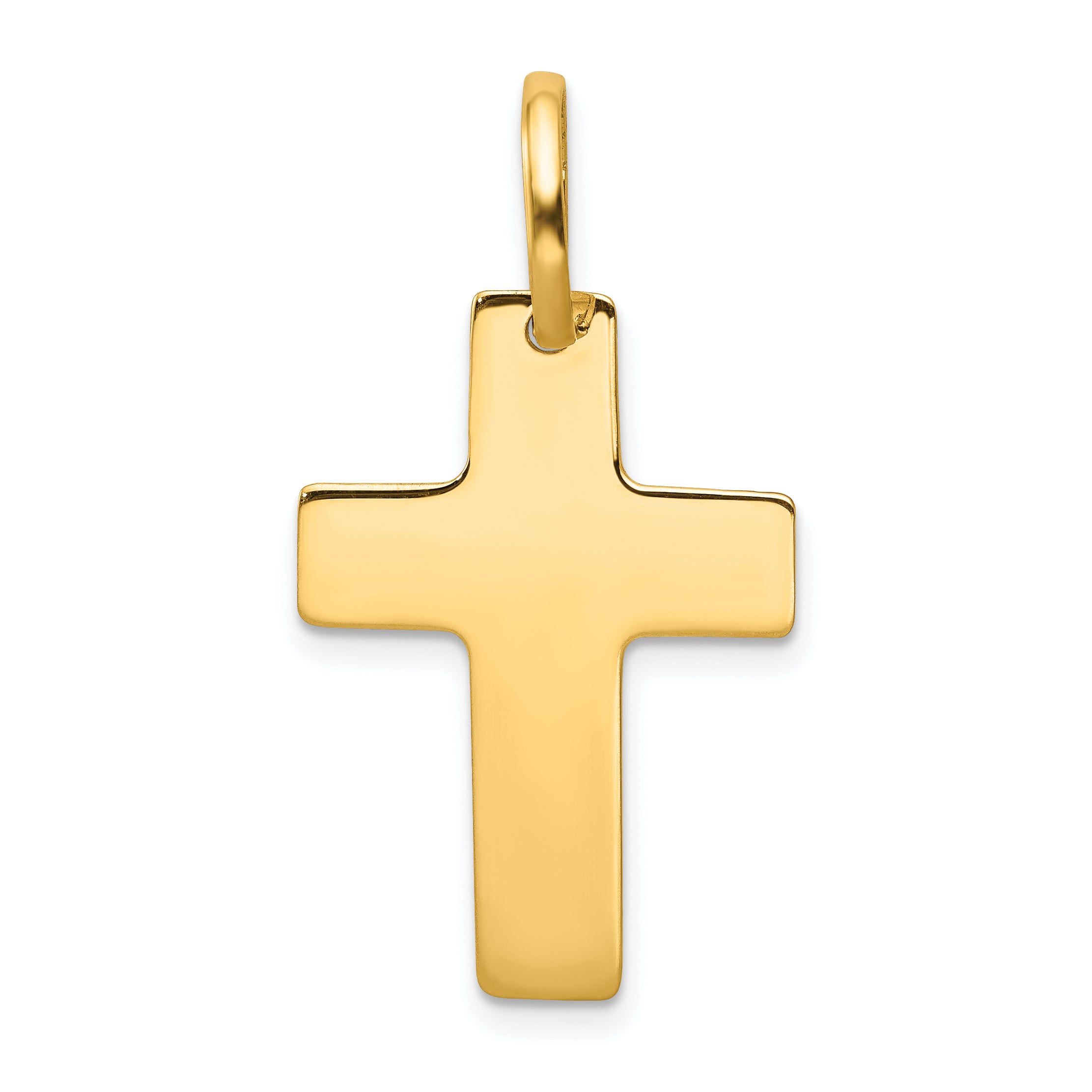 14k Polished Cross Charm Main image