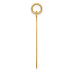 14K Gold Engravable 2-Piece Heart Charm Set  Polished & Symbolic Keepsake by Sophia Jewelers