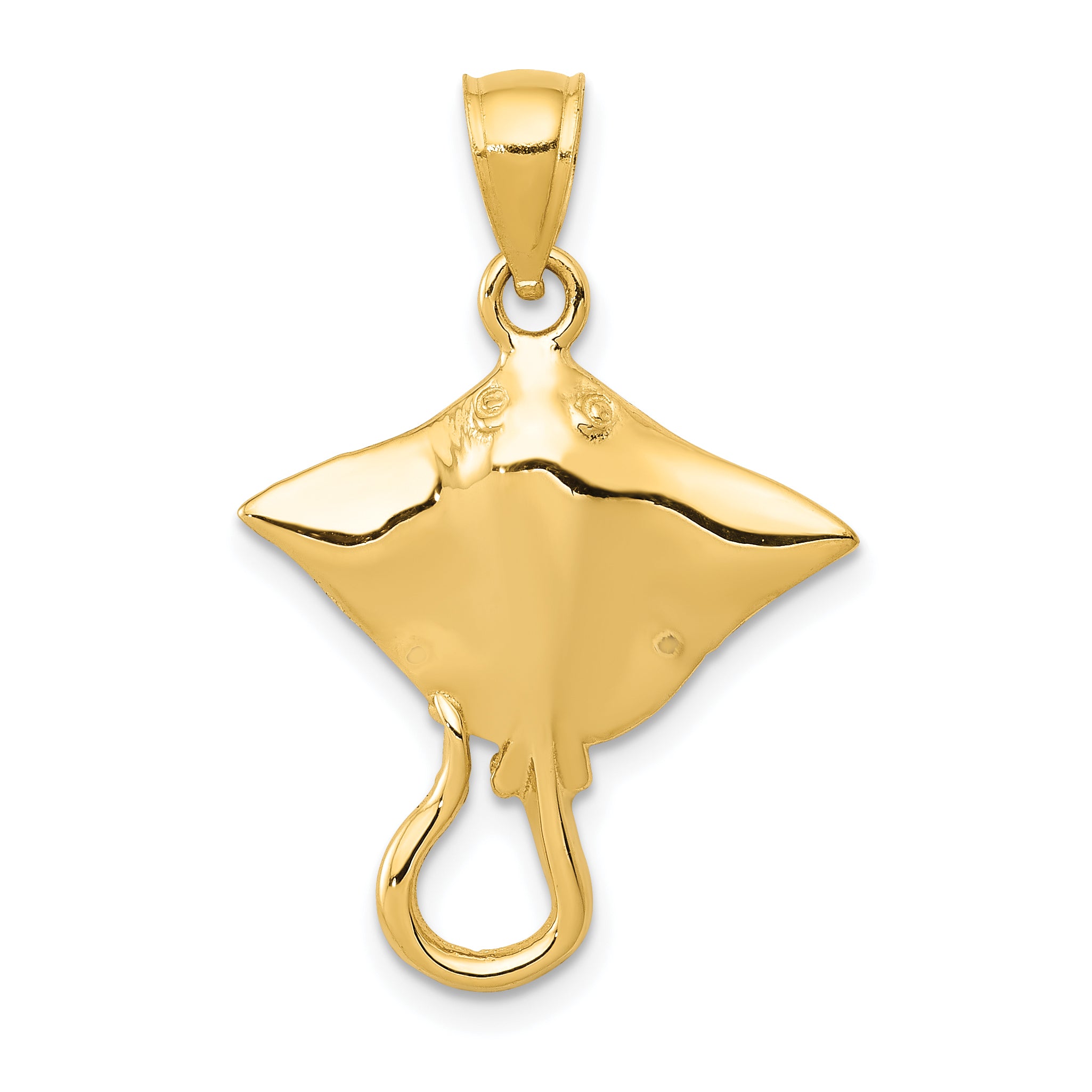 14K Stingray Pendant Main image