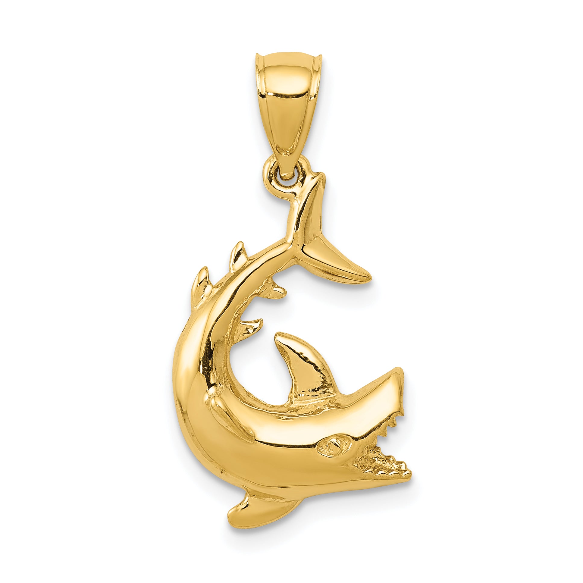 14K Shark Pendant Main image
