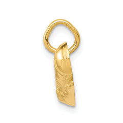 14K Gold Sperm Whale Charm for Men  Nautical Themed Elegant Pendant by Sophia Jewelers