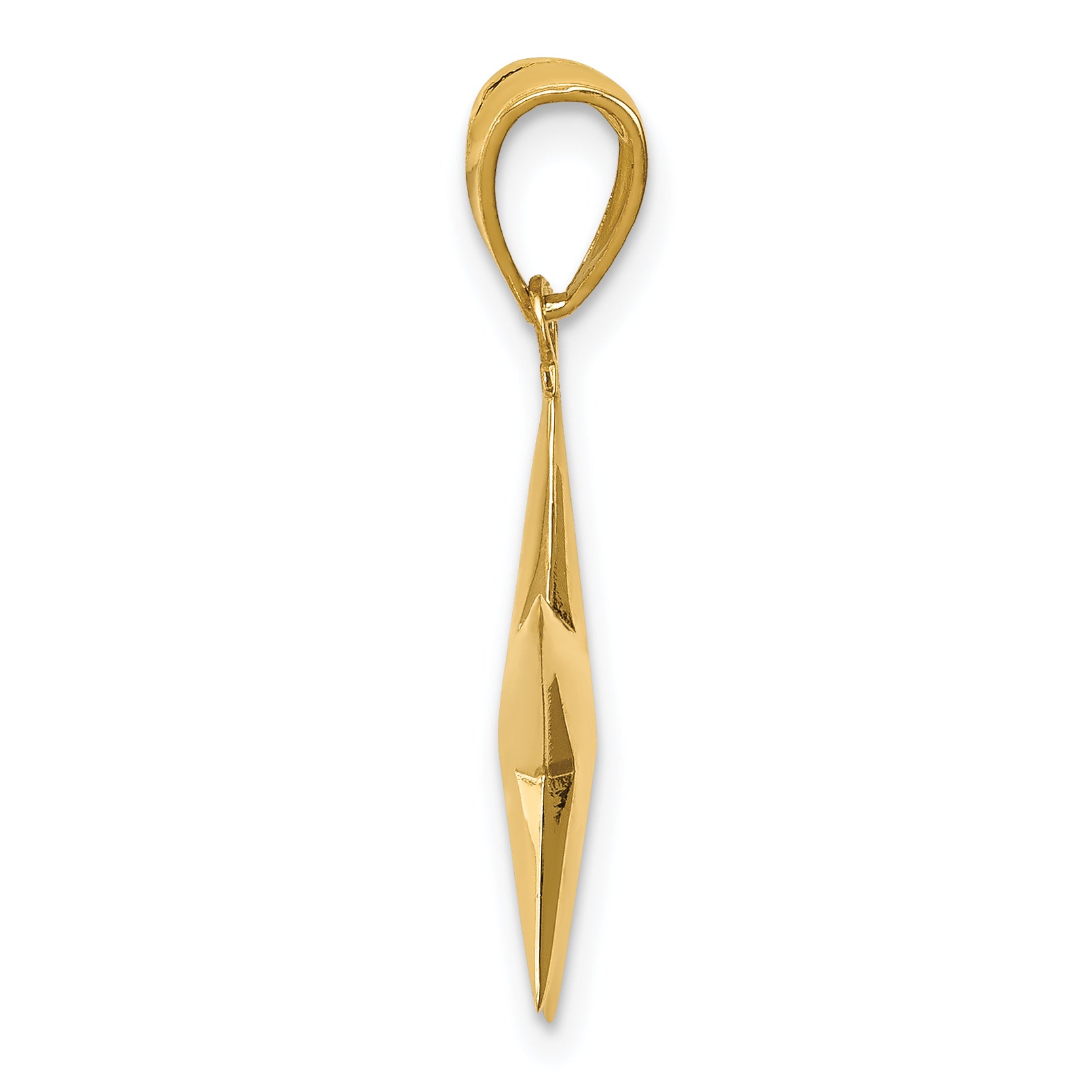 14k Polished 3-D Star Pendant Secondary image