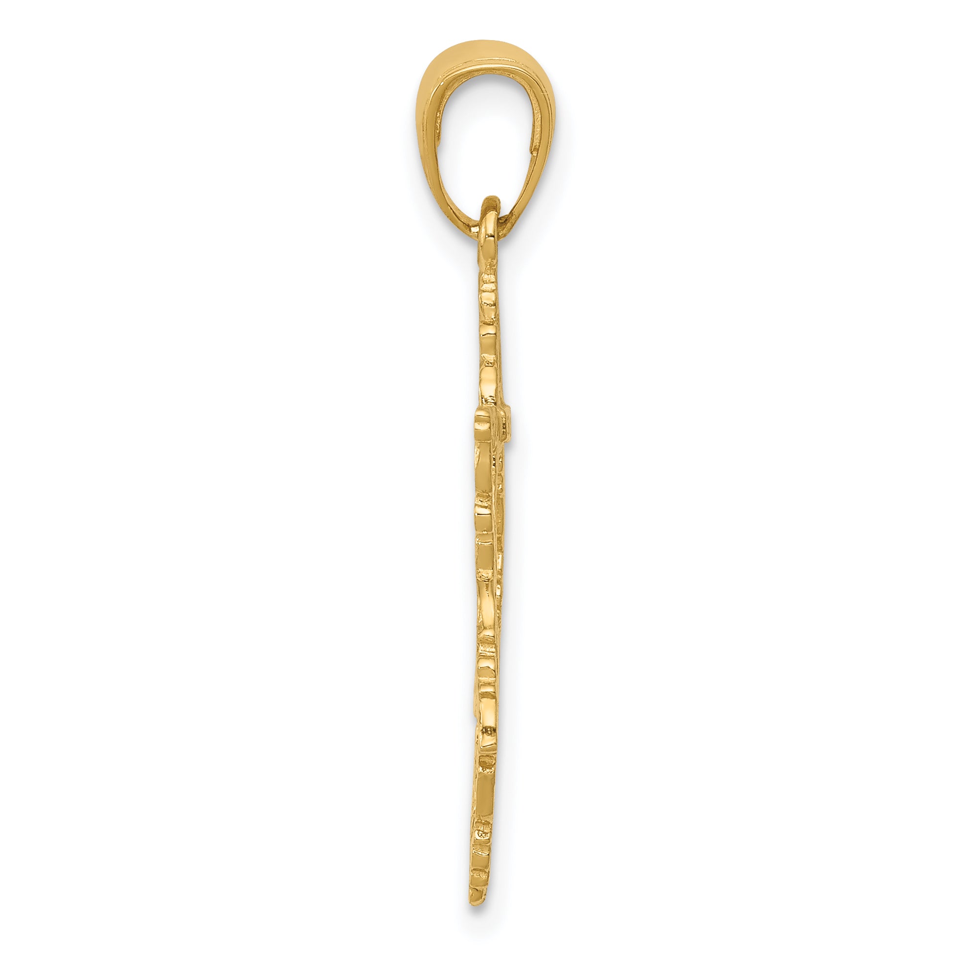 14K Gold Star of David Pendant Solid Casted Design by Sophia Jewelers Secondary image