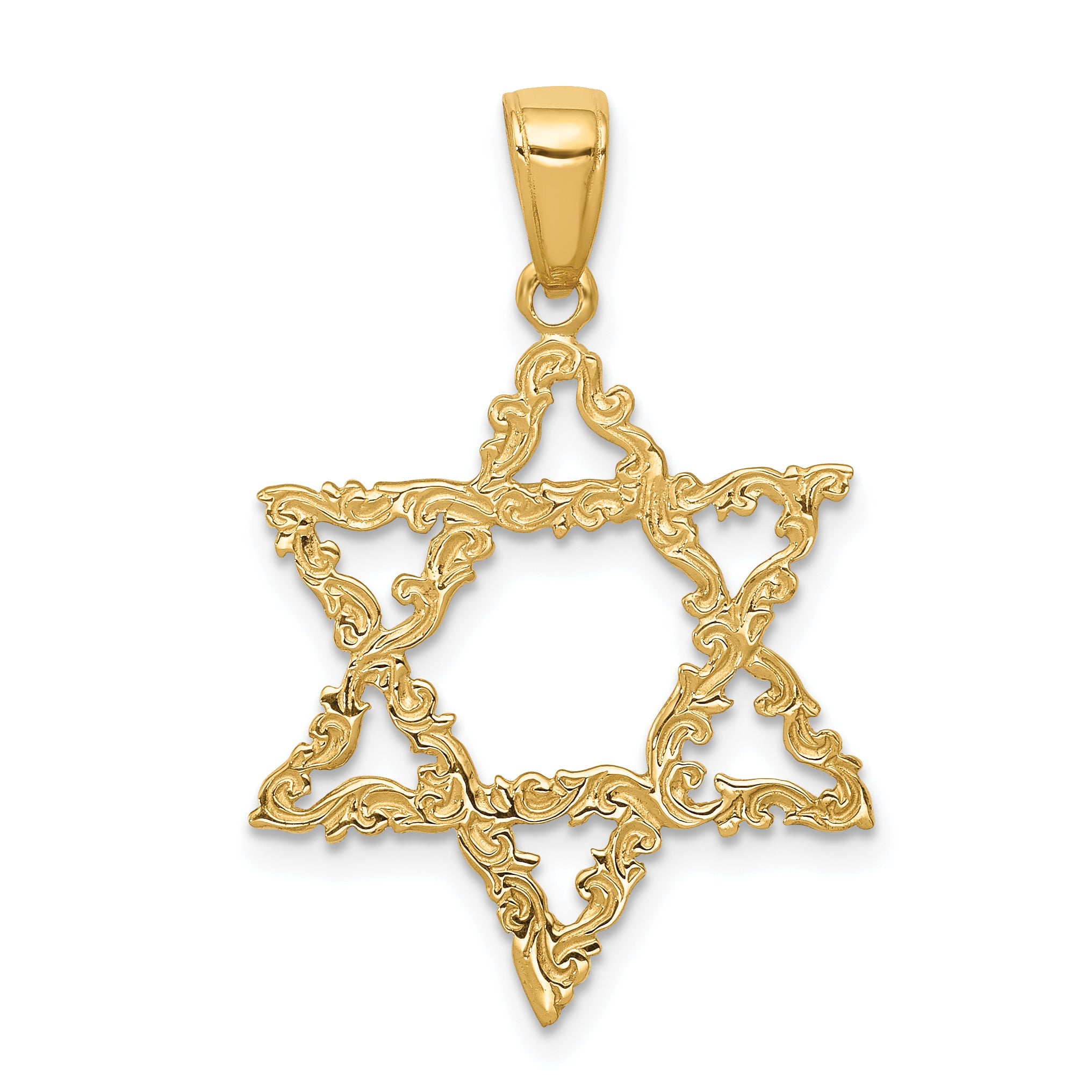 14k Star of David Pendant Main image